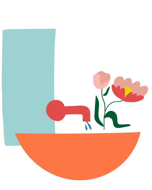 On prend bien le temps de frotter avec le savon mais on le fait sans laisser couler l’eau. On ne rouvre le robinet que pour se rincer (vite).